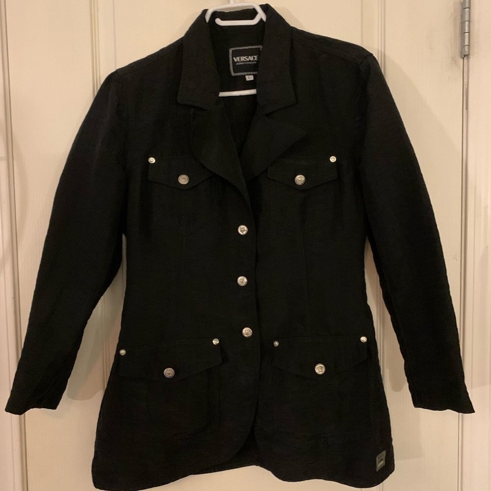 Versace Jeans Couture Ladies Blazer Medusa head buttons cute vintage 90s